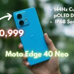 Motorola edge 40 Neo 5G First Impressions | 144Hz Curved pOLED, IP68 @Rs.20,999*!